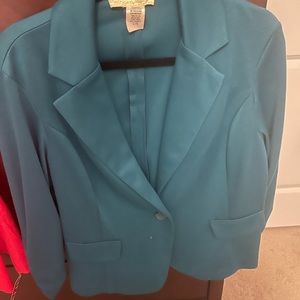 Teal blazer